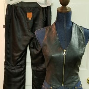 🔻REDUCED❣ 57A NEW W/O TAG STUDIO SIENA black leather zipper❤